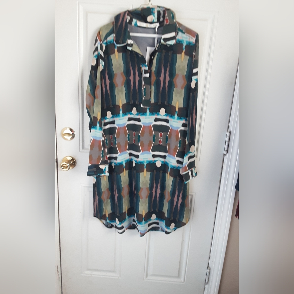 Marie Oliver Multicolor Patterned Dress